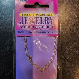 Gold-Plated Chain Necklace